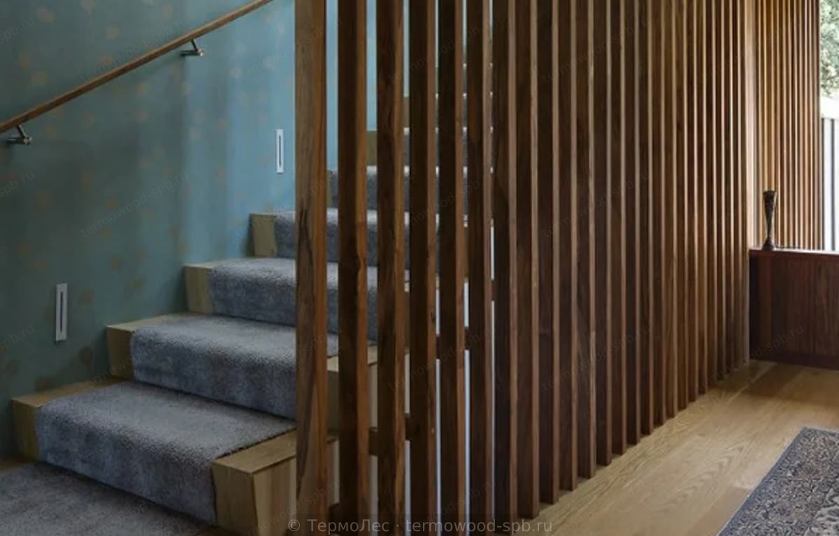 Реечный брусок из термоосины/ольхи 50 мм