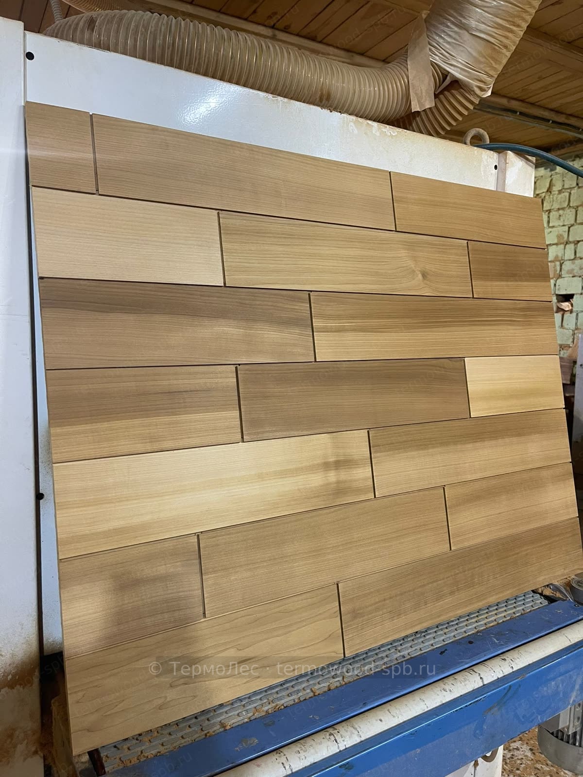Стеновая панель из термодерева 135 мм (сосна/осина/ольха)