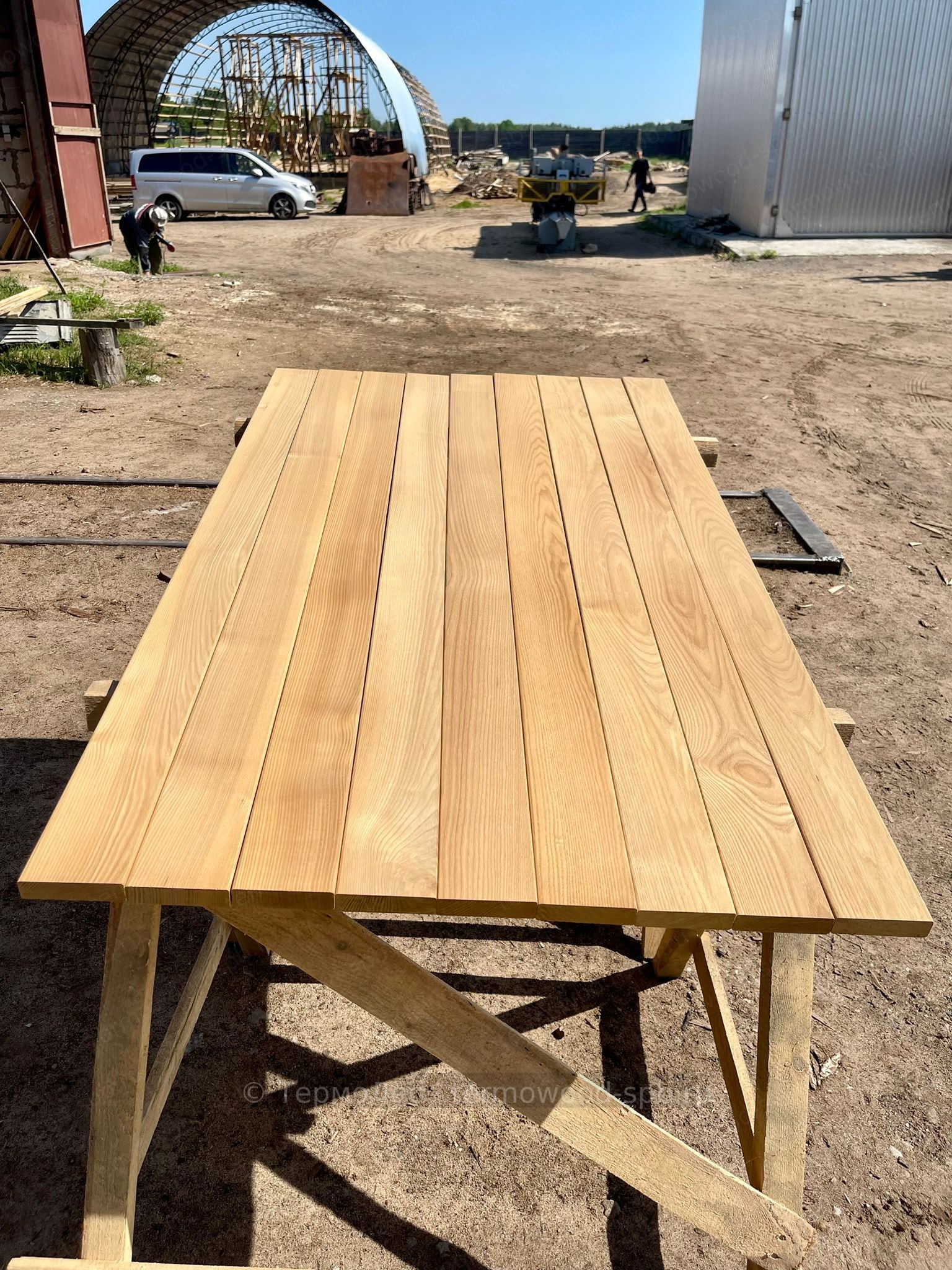 Террасная доска из термоясеня