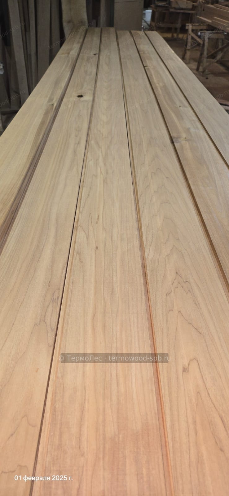 Вагонка STS из термоосины/ольхи, 90 мм